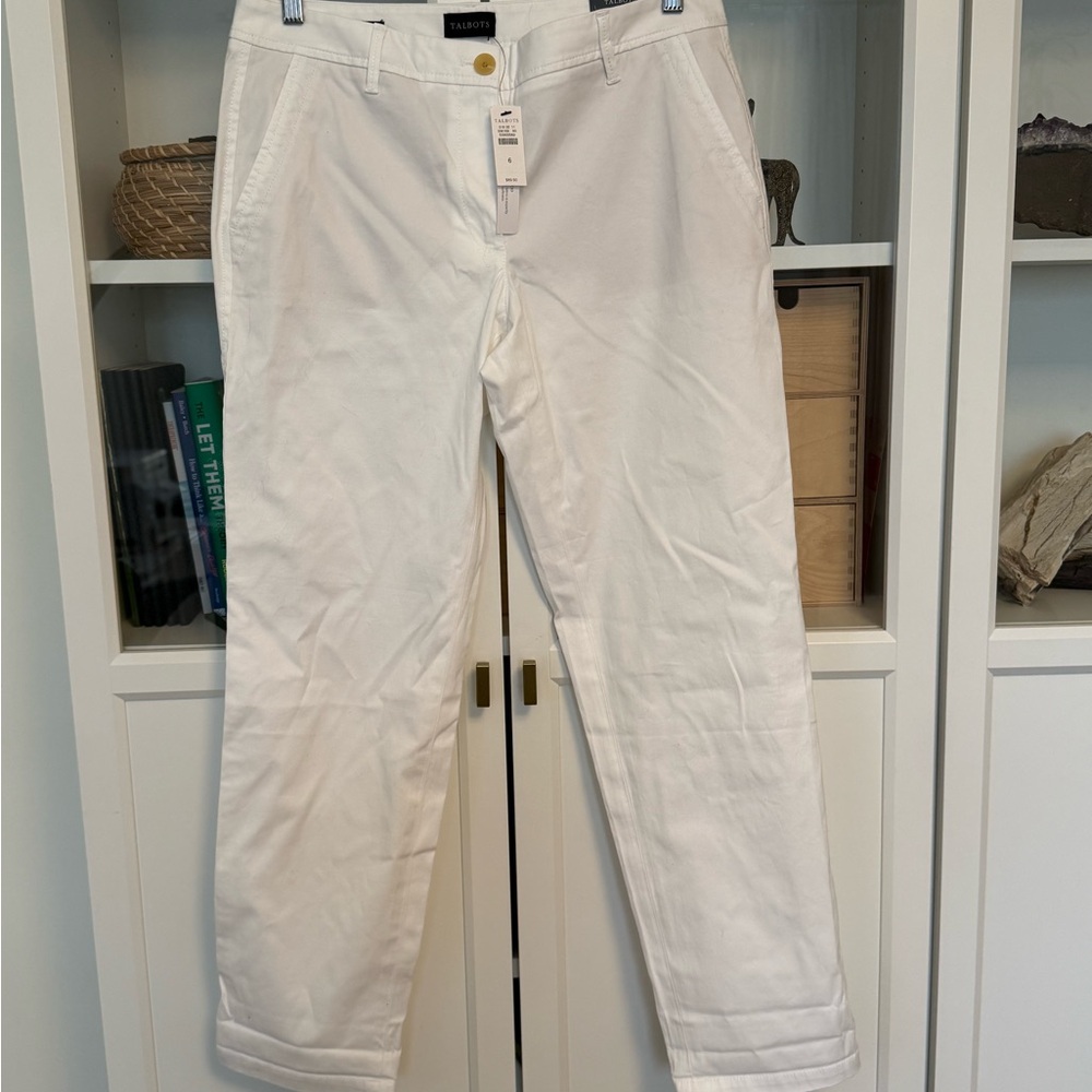 NWT Talbots Relaxed Fit Chinos